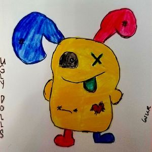 Colorful Ugly Dolls Drawing art